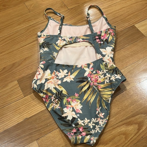 Kona sol women’s one piece tropical print swimsuit size xsmall . - Picture 2 of 9